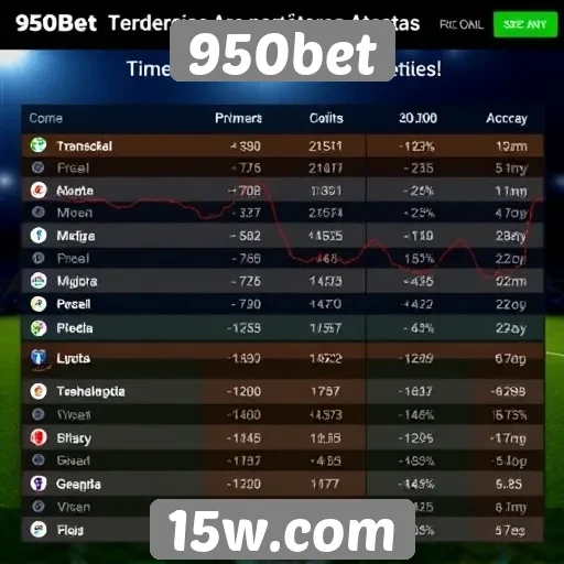 Tendências de apostas no site 950bet